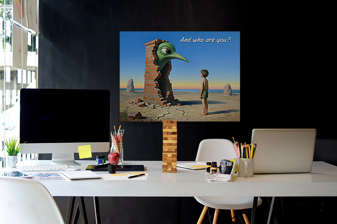 WHO ASKS THE QUESTION  Art
