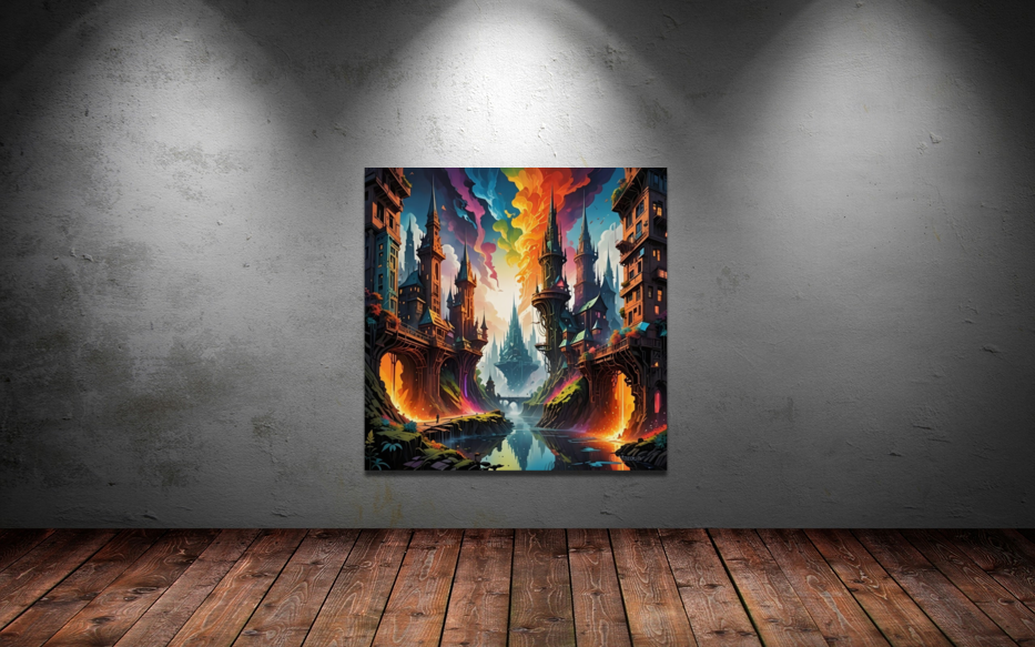Rainbow Skies Art
