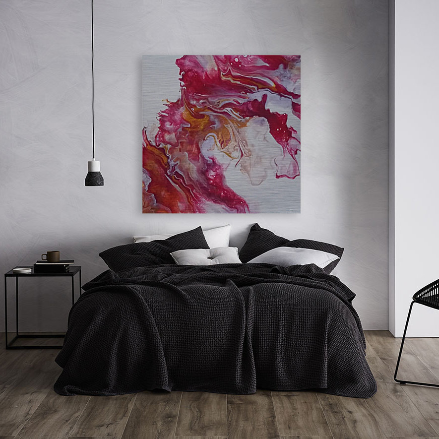 Ghost Lady Abstract Art