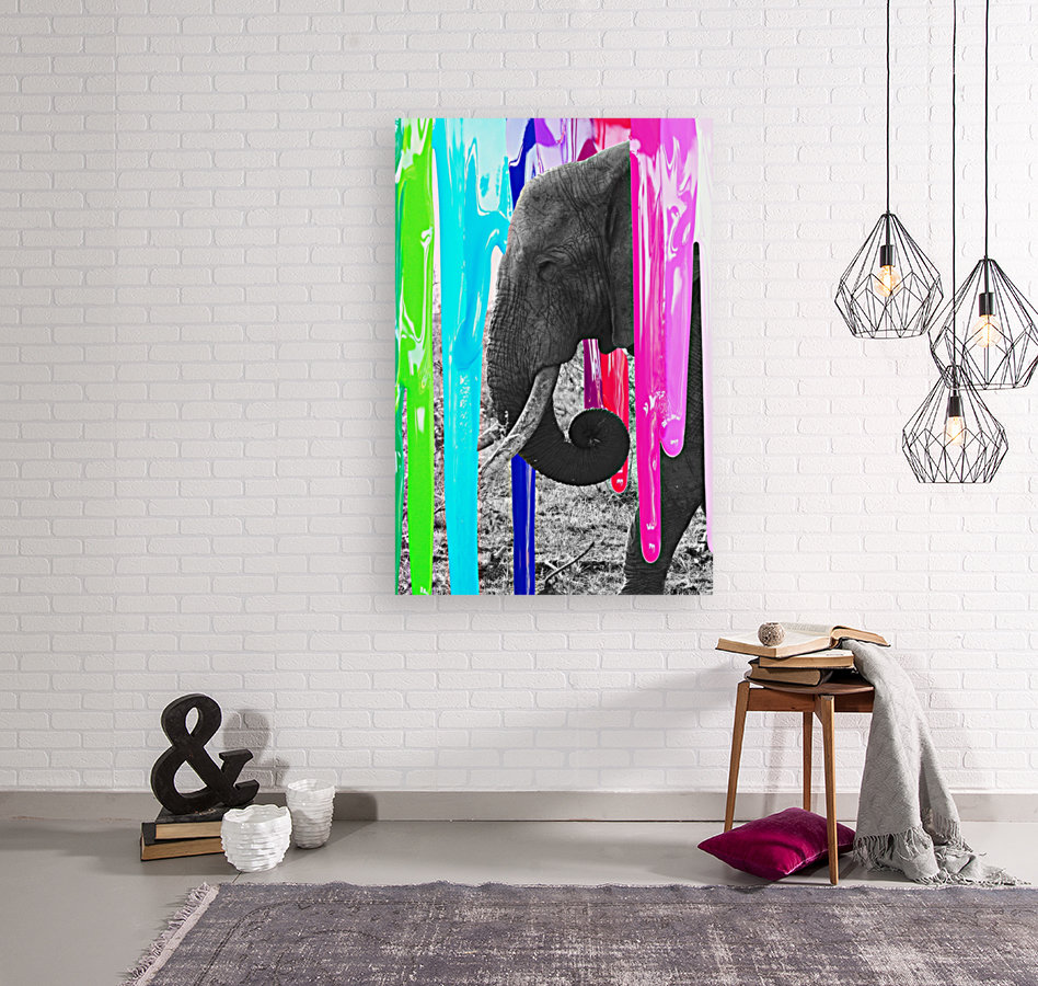 Brushed Elephant Art
