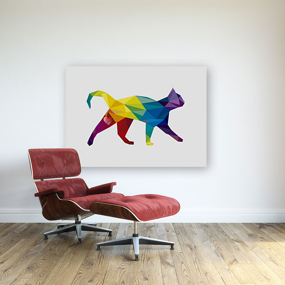 Cats Heart Art