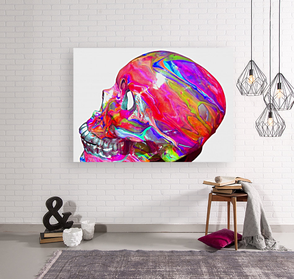 Skull Pink Art