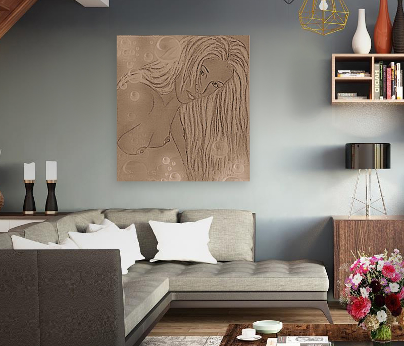 Nude Bubbles Art