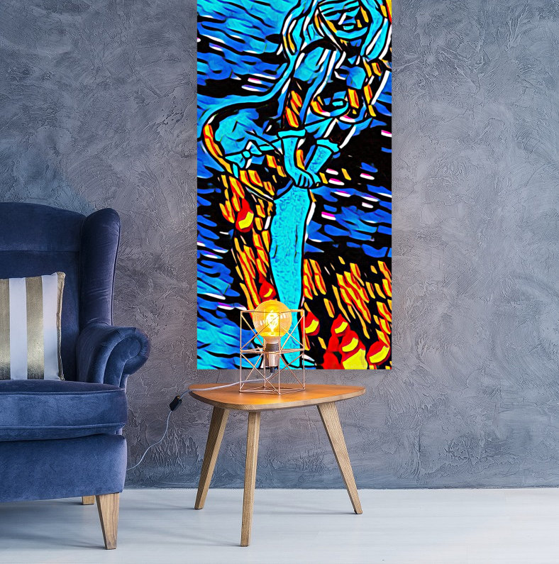 Multi Colour Nude Art