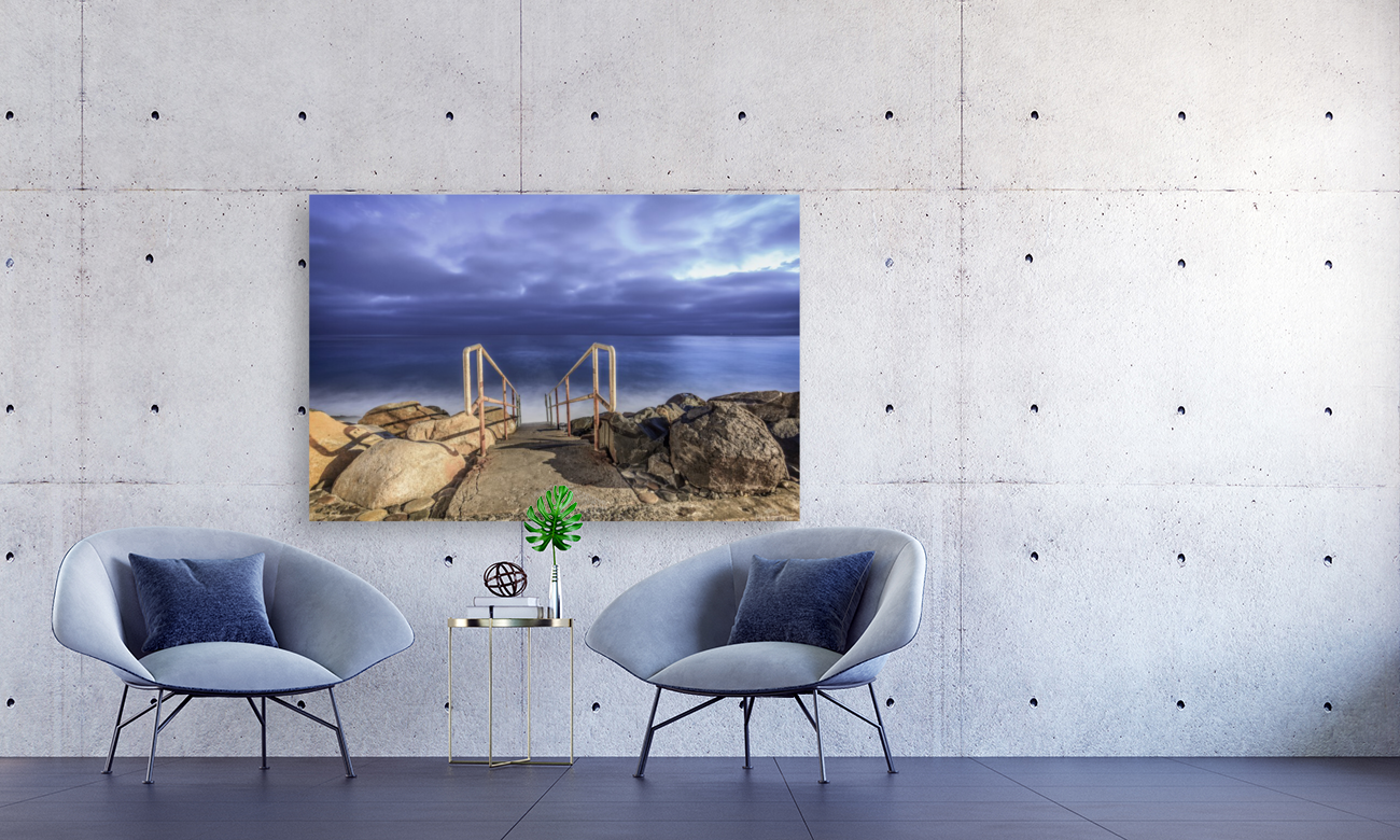 Steps to the ocean Art