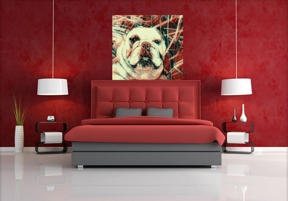 Red Snoop Dog Art