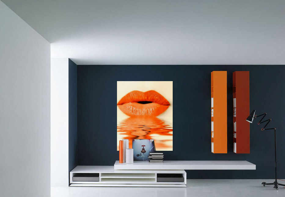Lips Wave Art