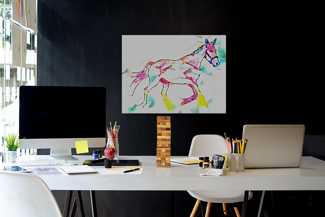 Rainbow Horse  Art