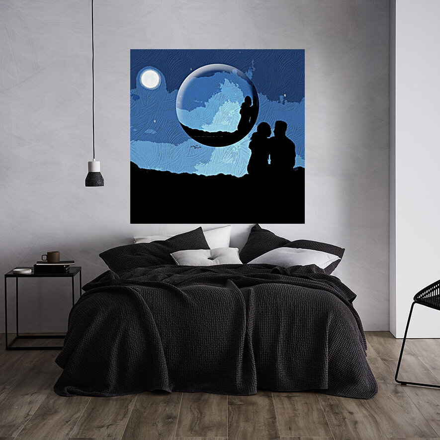 Moon Reflection Art