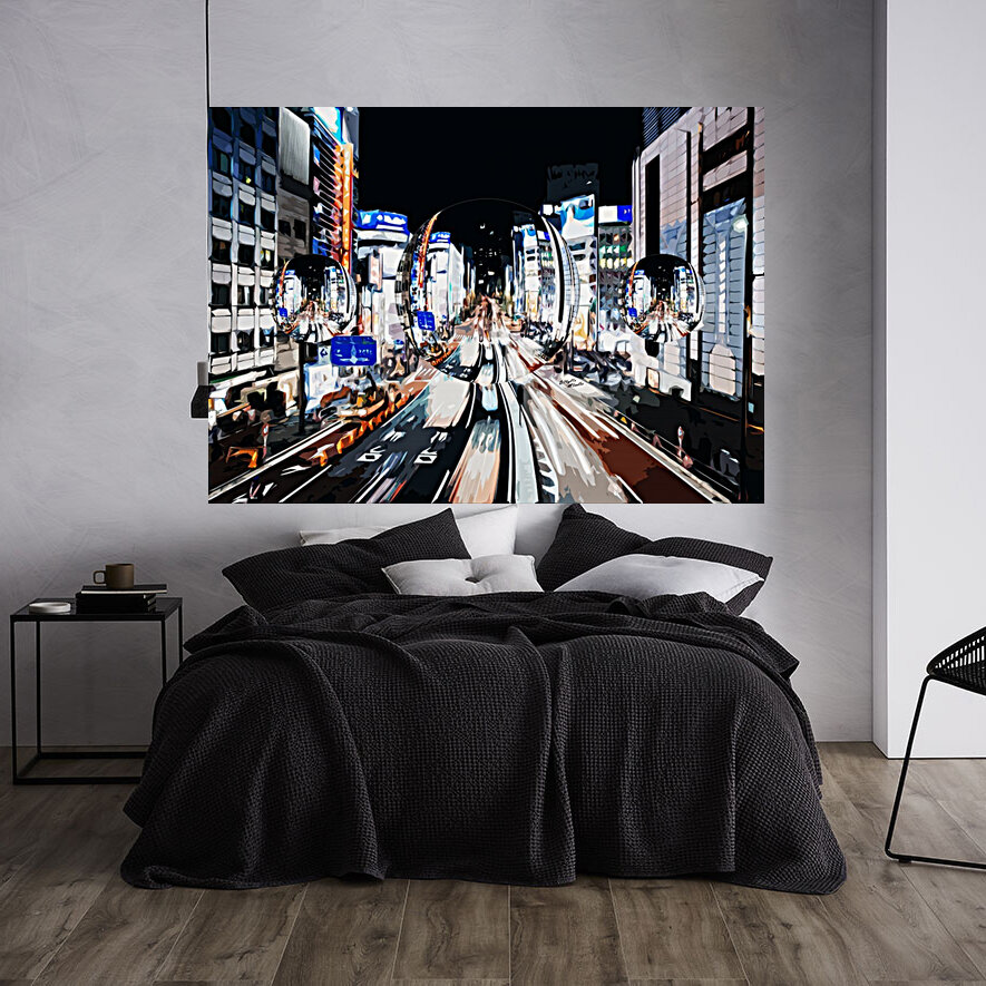 City Reflection Art