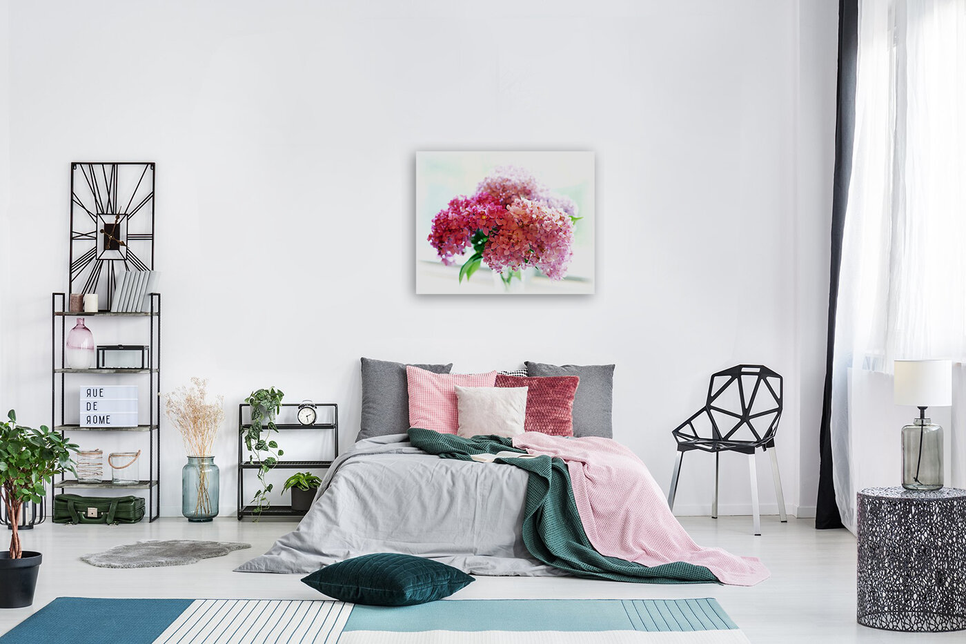 Hydrangea Accented  Art