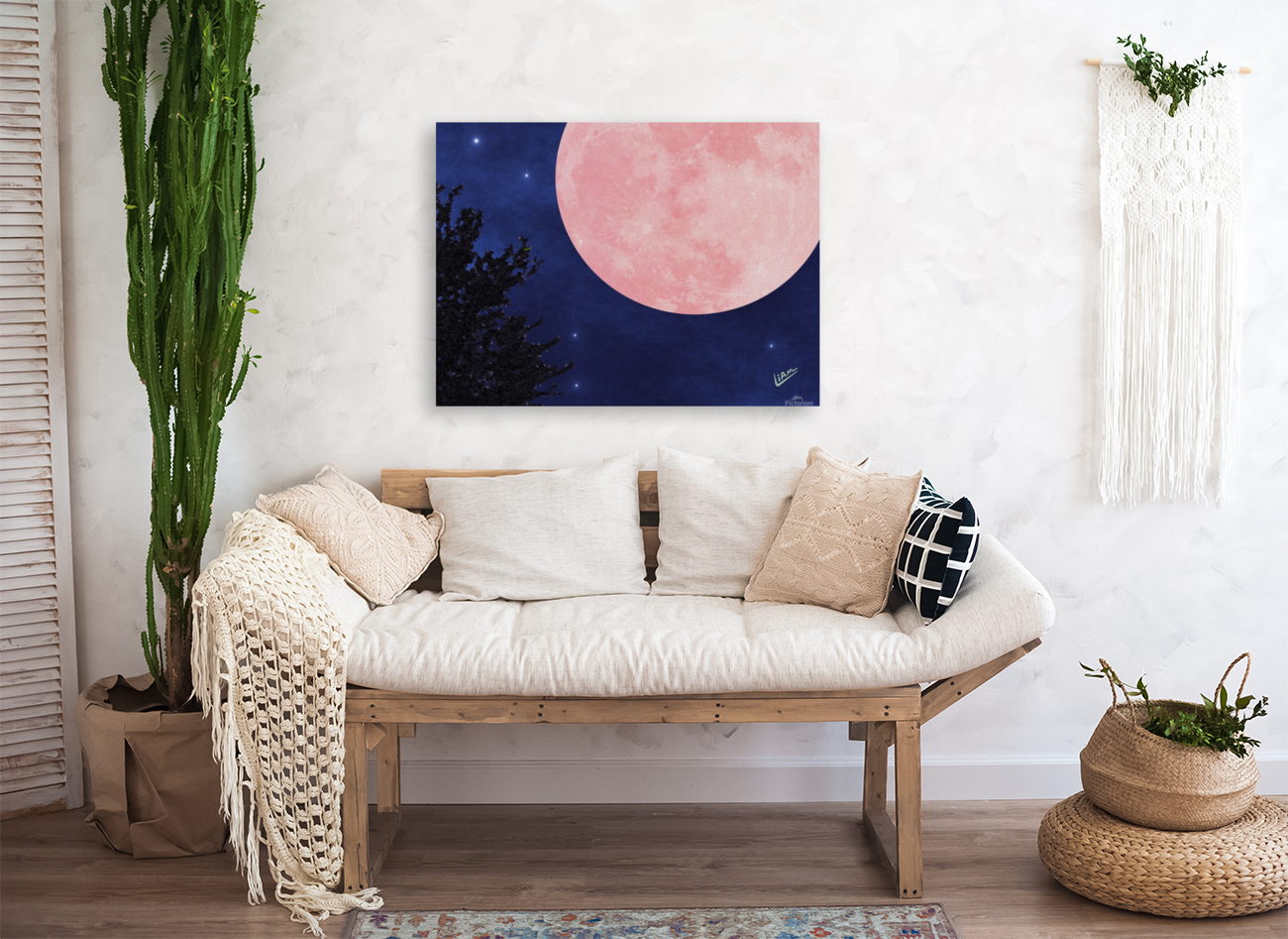 Blushing Moon Art