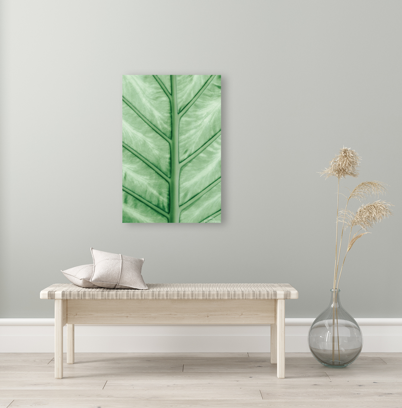 Pastel leaf veins Art