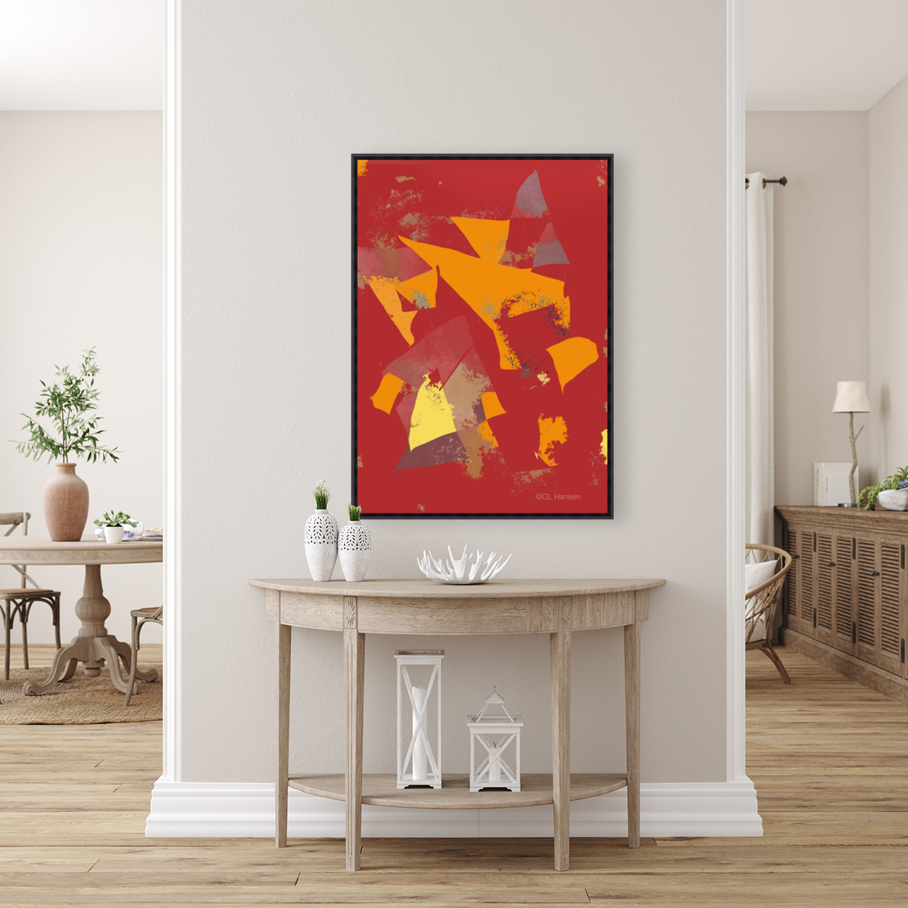 Red Orange Yellow Art