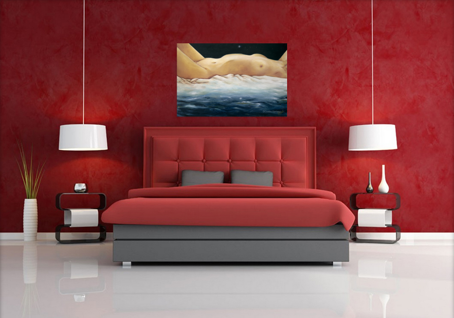 Floating on a Cloud Art