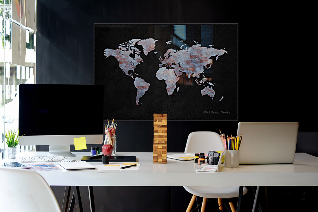 Artistic World Map XII Art