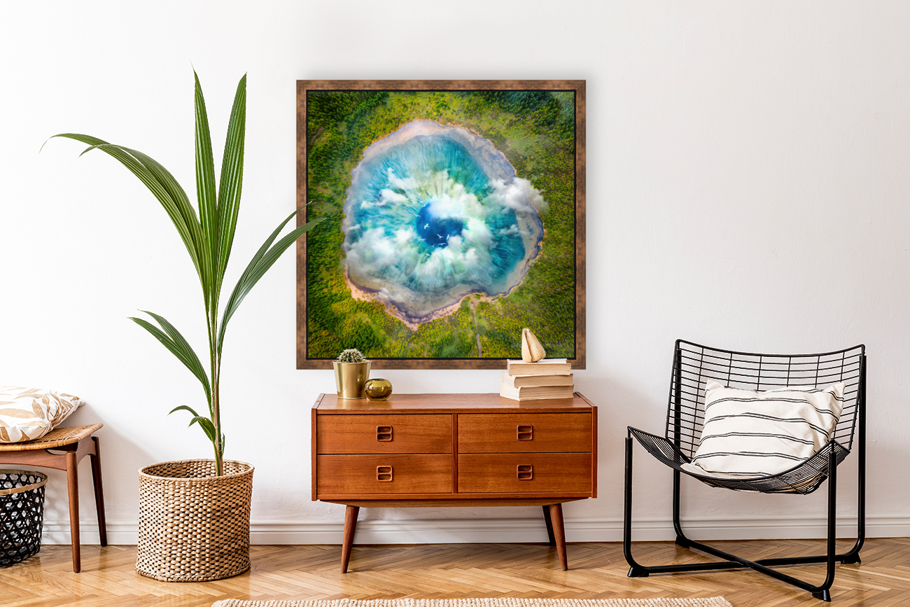 Dream Art XIX Surreal Eye Lake Art