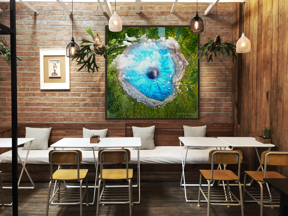 Dream Art XX Surreal Eye Lake Art