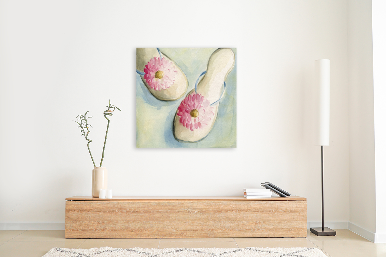 Summer Flip Flops Art