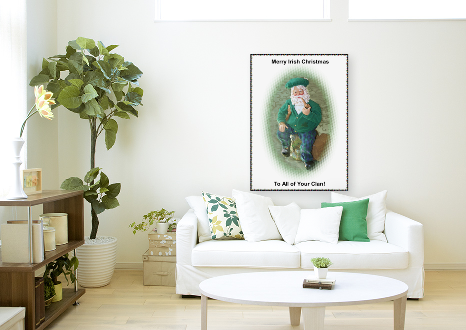 Irish Santa Art