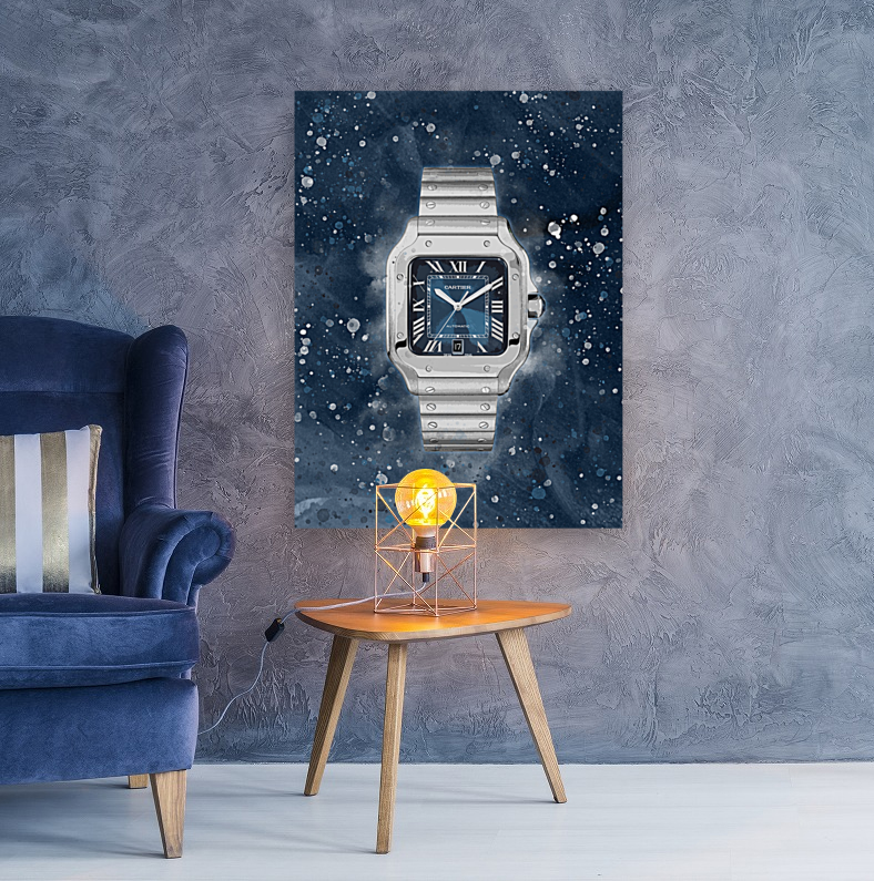 Santos Blue Art