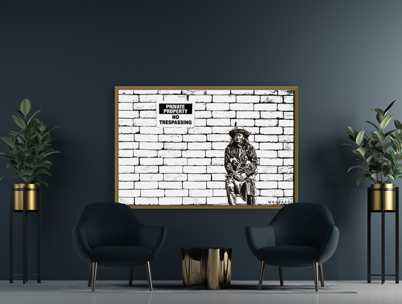No Trespassing Art
