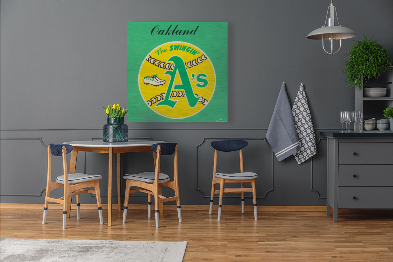 1978 Oakland Athletics Metal Sign Art