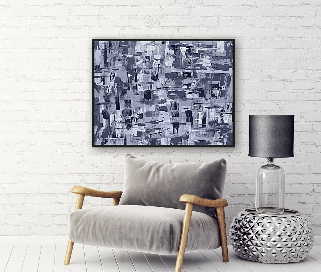 Muted Blues Art