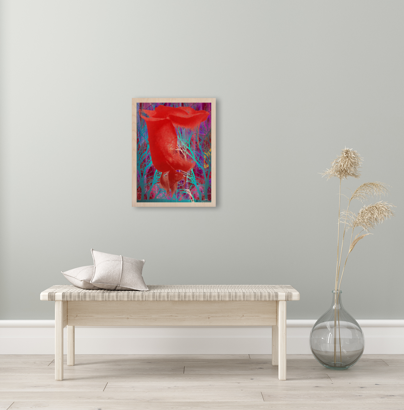 Rose Bud Art