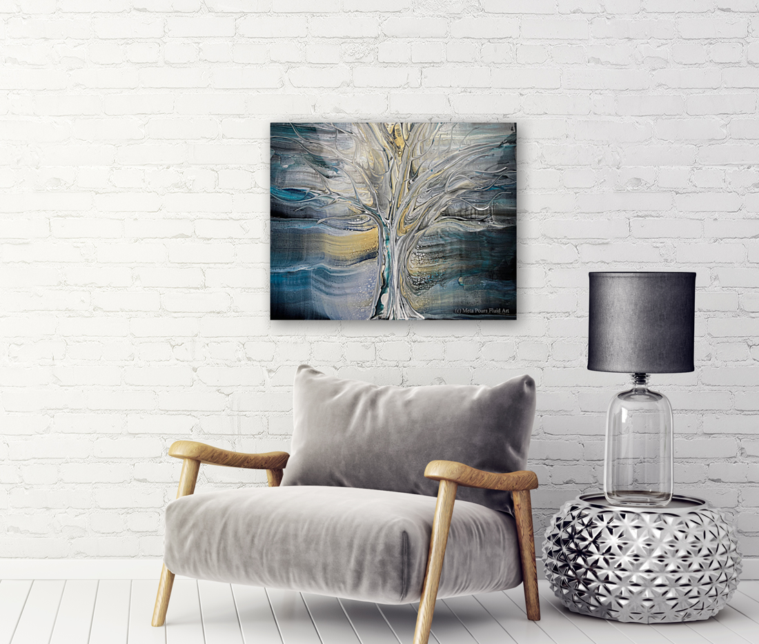 Tree in the Moonlight Art