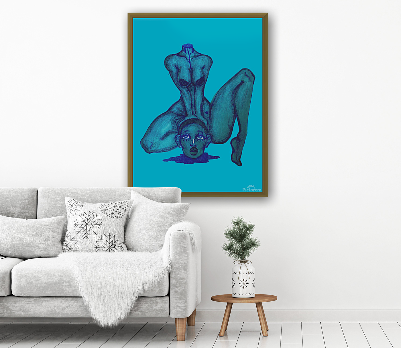 Blue  Art