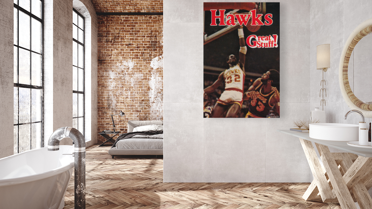 1980 Atlanta Hawks Great Stuff Art