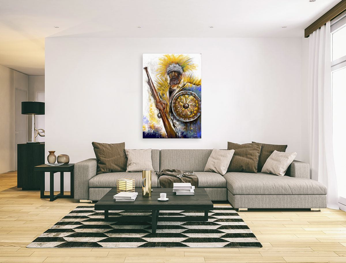 Adwa warrior Art
