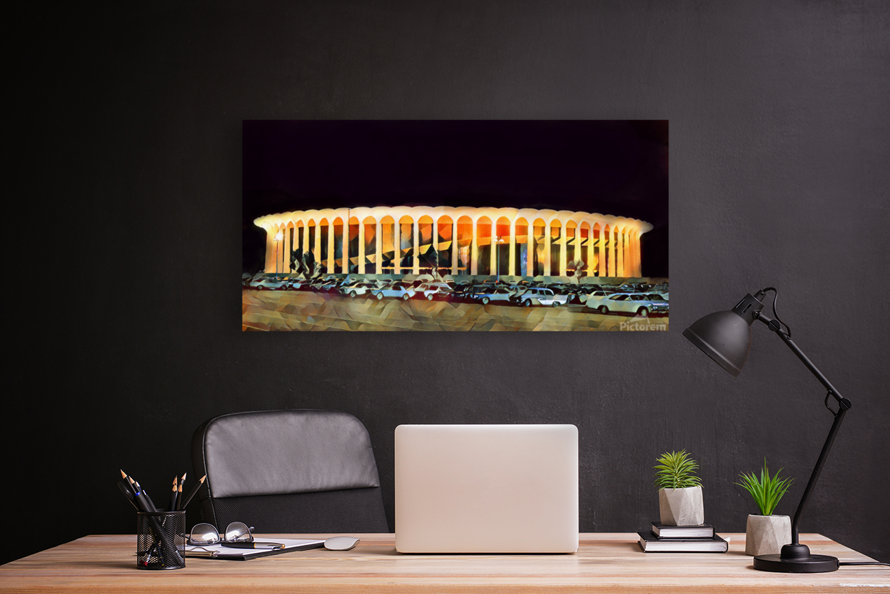 The Forum LA Lakers Home Arena Vintage Art Art