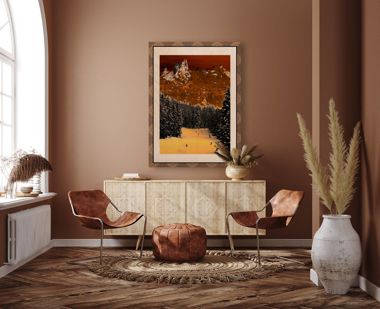 Golden Winter Art