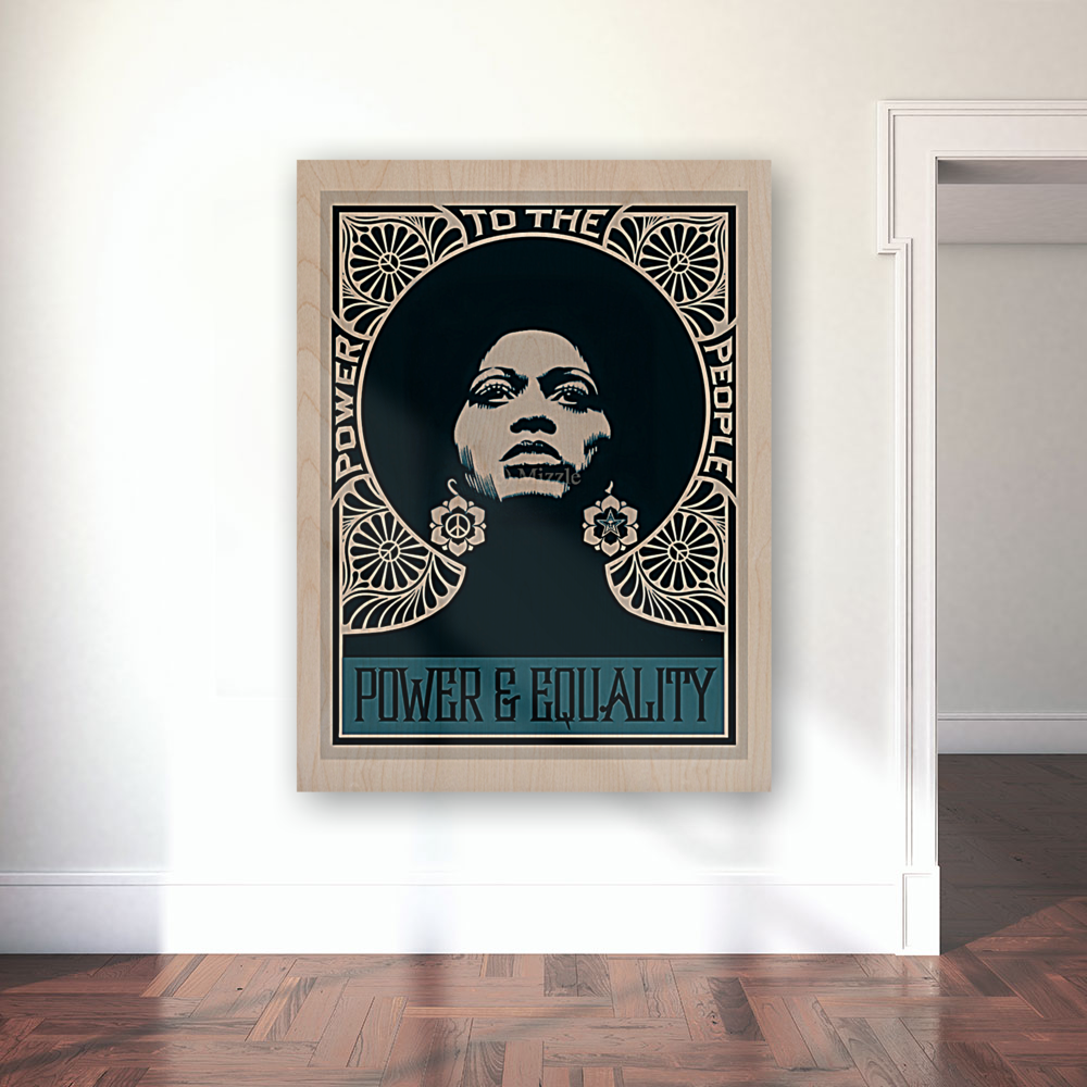Power & Equality Blue Art