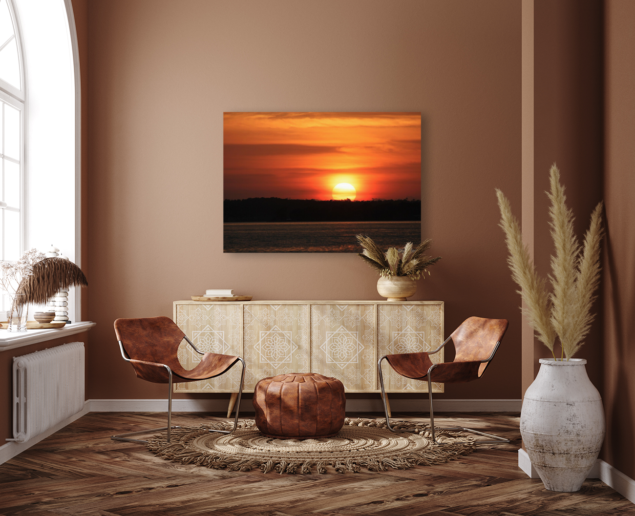 Lake Conroe Fall Sunset Art