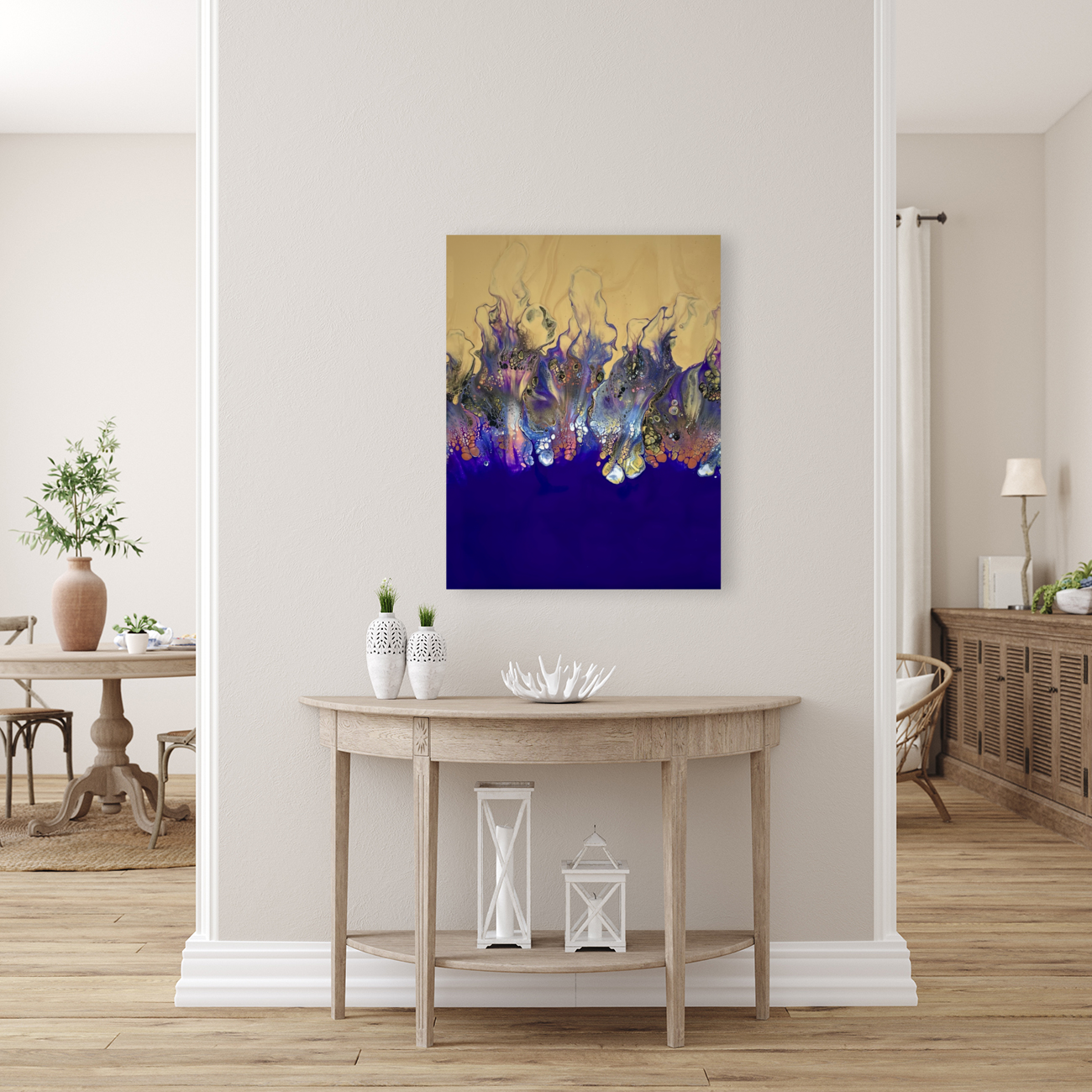 Purple Petals Art