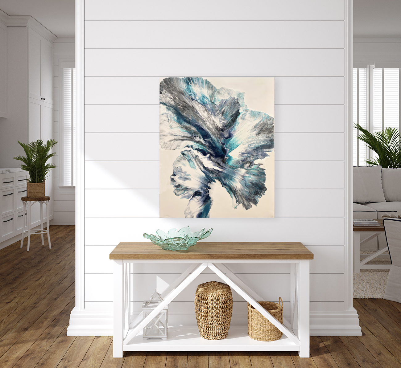 Blue Iris Art