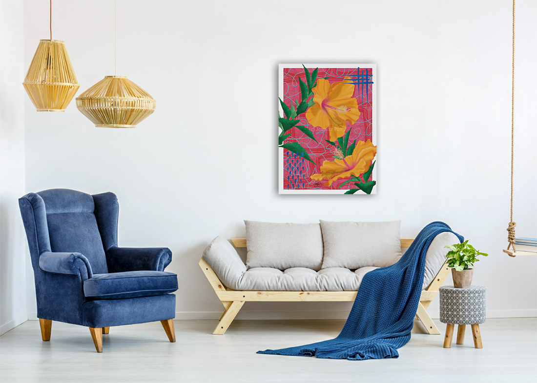 Hibiscus Art