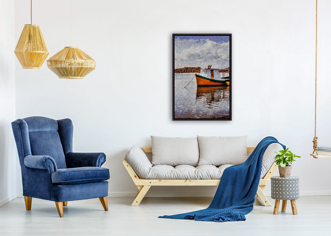 Orange Boat   Art