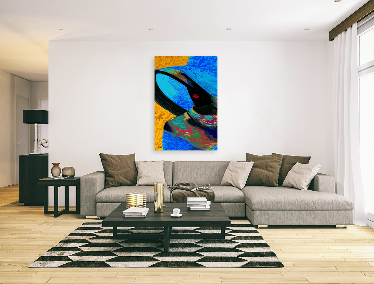 The Blue Hat Art