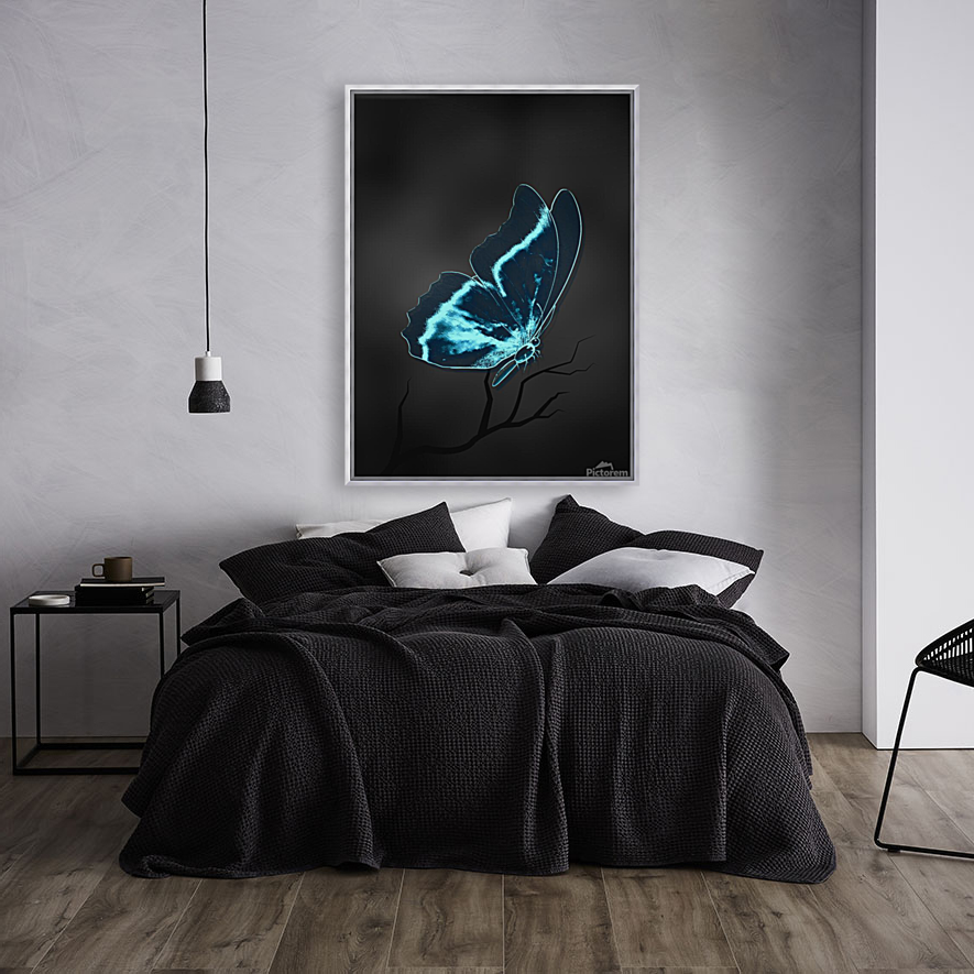 Butterfly Blue Cloud Art