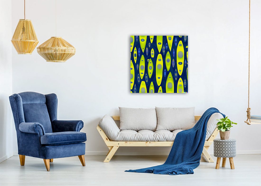 Abstract Kayaks Art