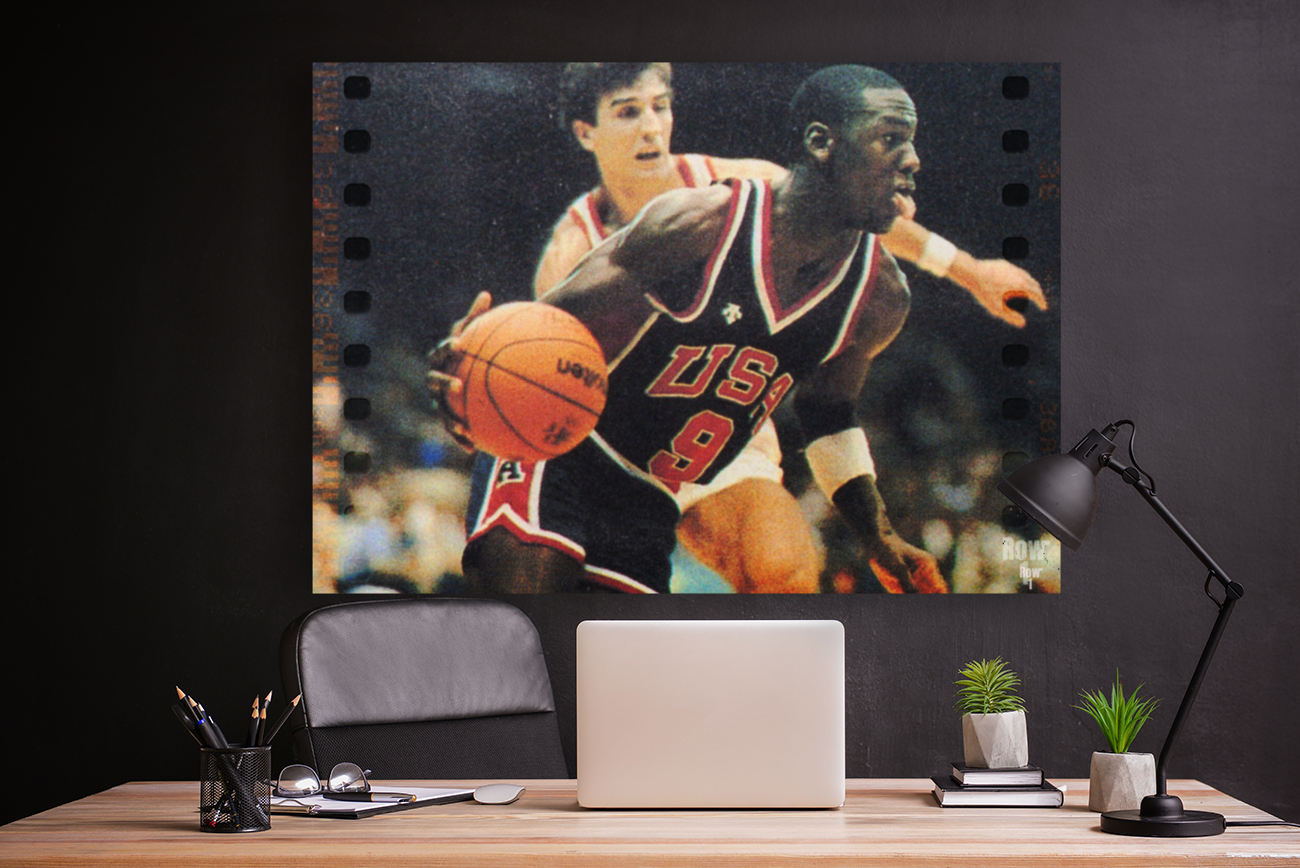 1984 Michael Jordan Filmstrip Art Art