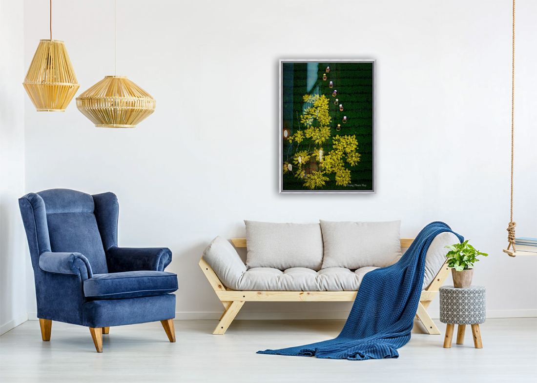 Spring on the tea hill Art
