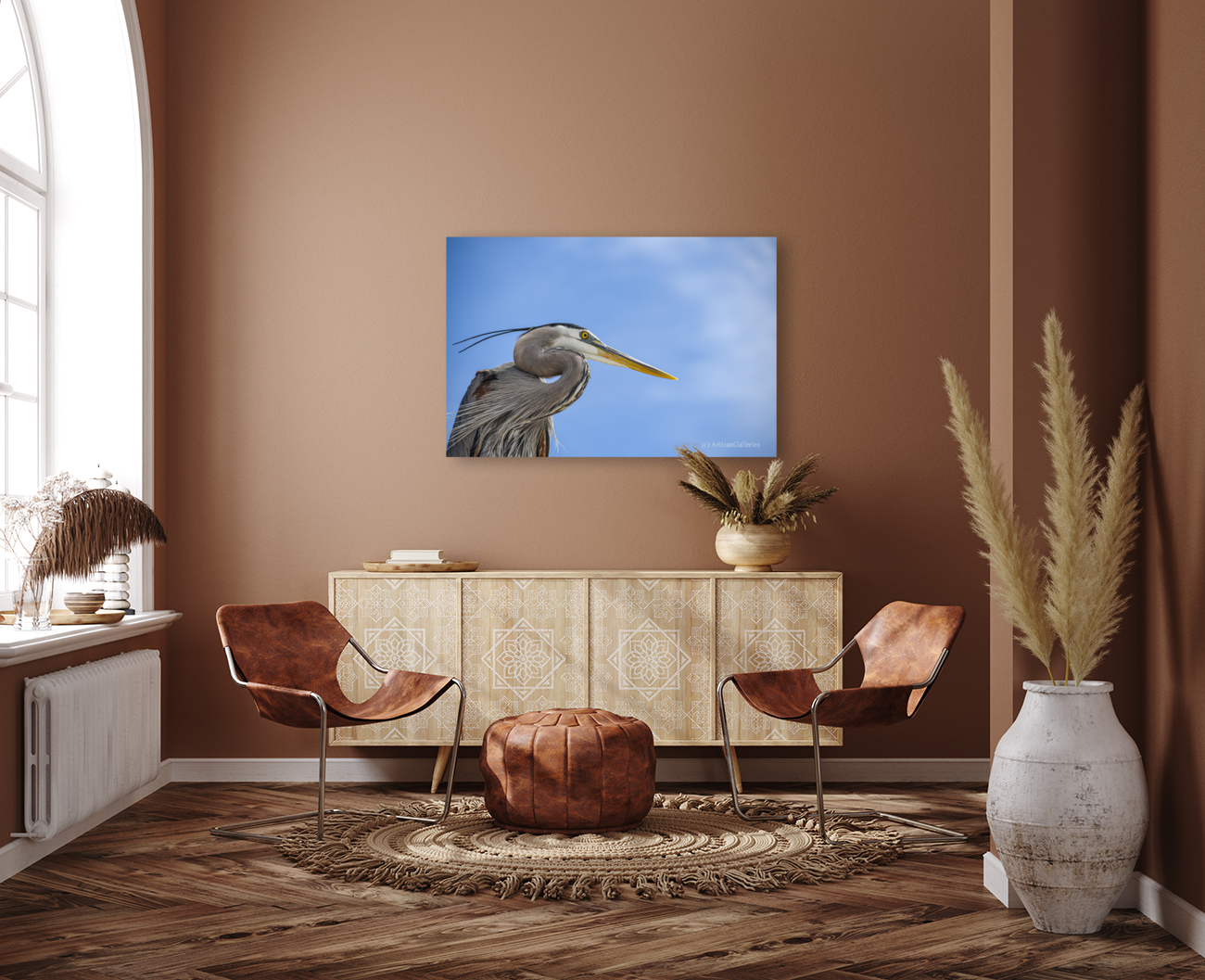 Grey Heron 104 Art