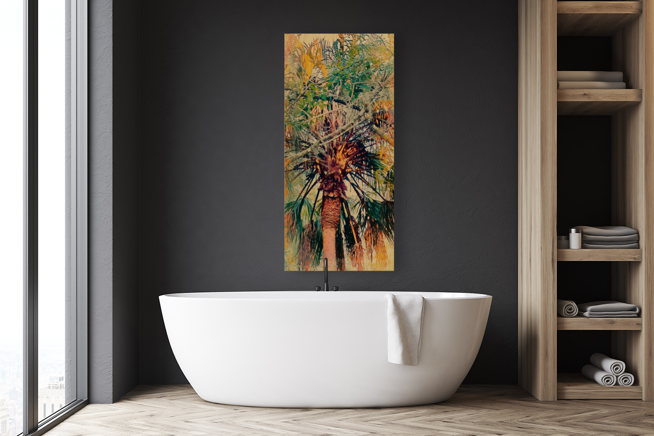 Sunset Palm Art