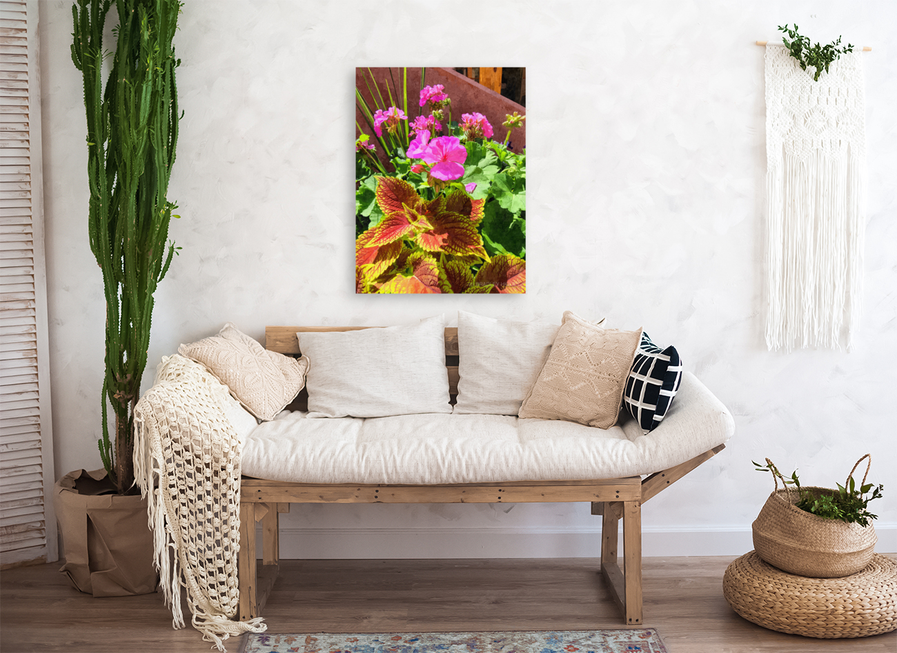 Pink Flowers  Art