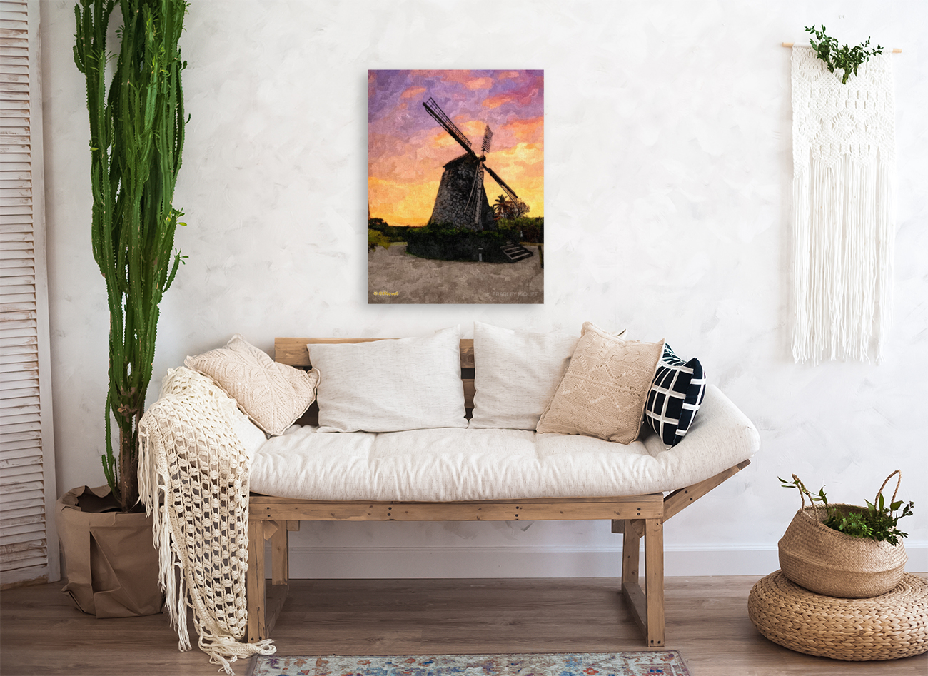 Island Windmill Art